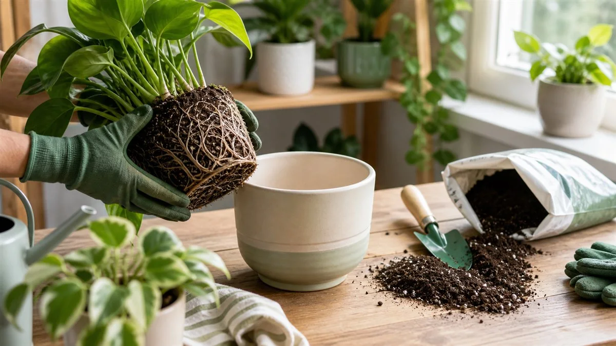 When to Repot a Houseplant